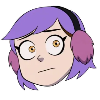 😥 Amity Blight The Owl House cartoon, disney, character, the owl house, amity blight, animation telegram sticker