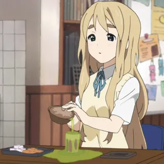Кубики K-ON на все случаи жизни от @lyteloli telegram stickers