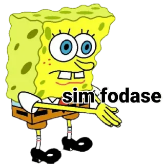 👍 Spongebob sim fodase spongebob, cartoon, funny, offensive telegram sticker