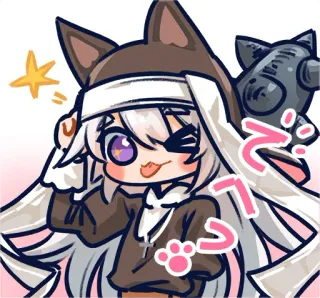 Girls' Frontline official Stickers :: @line_stickers telegram stickers