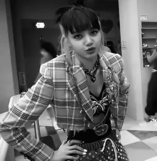 🌟 Lisa Lisa, Blackpink, Kpop, Moda, Piosenkarka, Styl telegram sticker