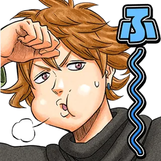 😤 ふ Anime, Manga, Kartun, Lucu, Ekspresi, Wajah telegram sticker