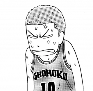 😒 SHOHOKU basketball, manga, anime, cartoon telegram sticker
