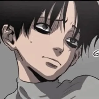 ➖ Yoon Bum Killing Stalking manga, killing stalking, yoon bum, anime telegram sticker
