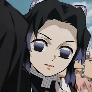 💜 Shinobu Kocho Demon Slayer Anime, Demon Slayer, Shinobu Kocho, Postać, Manga telegram sticker