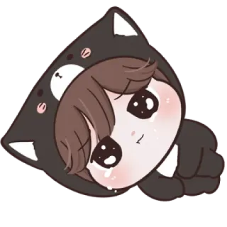 😼 Anime, Kawaii, Süß, Weinend, Manga, Traurig telegram sticker