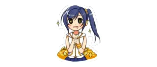 🤑 Anime, Personaje, Ilustración, Dibujo animado, Pegatina, Dinero telegram sticker