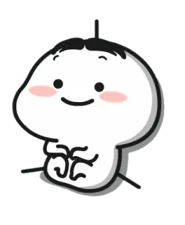 🍡 Dibujo animado, Personaje, Pegatina, Mono whatsapp sticker