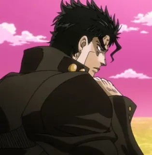🌟 Jotaro Kujo JoJo's Bizarre Adventure Anime, Manga, Jotaro, JoJo, JoJo's Bizarre Adventure, Charakter, Anime Charakter telegram sticker