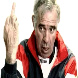 🖕 средний палец, оскорбительный, грубый telegram sticker
