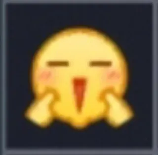 😲 Emoji, Lucu, Wajah, Senang, Kuning telegram sticker