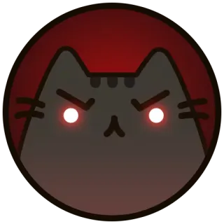 😡 Pusheen angry, cat, pusheen, meme, evil telegram sticker