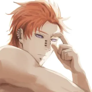 🥵 Pain Naruto Anime, Naruto, Pain, Personaggio telegram sticker
