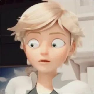 😳 Adrien Agreste Miraculous: Tales of Ladybug & Cat Noir 卡通, 动画, 阿德里安, 阿格雷斯特, 瓢虫少女, 瓢虫雷迪, 黑猫诺儿 whatsapp sticker