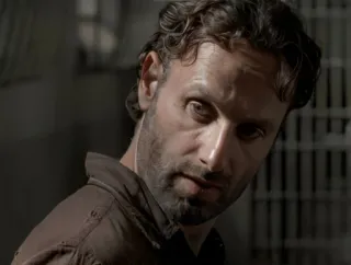 😒 Rick Grimes The Walking Dead Рик Граймс, Ходячие мертвецы, AMC, Персонаж, Портрет, Сериал whatsapp sticker