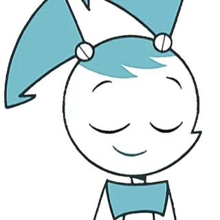😌 Jenny Wakeman My Life as a Teenage Robot robot, dessin animé, Jenny, ado, animé, personnage telegram sticker