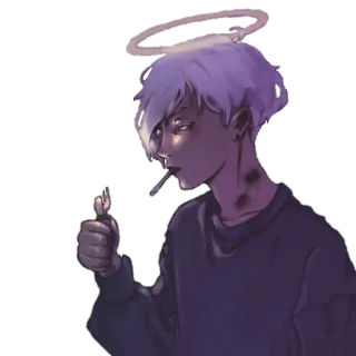 Boy Smoking 🚬¦^.°¦ @johan_sticker telegram stickers