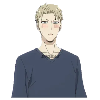 😯 Loid Forger Spy x Family Anime, Charakter, Spion, Familie, Loid Forger, Spy x Family telegram sticker