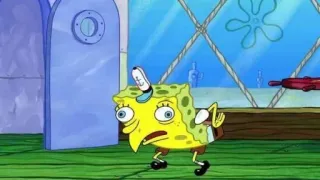 🤪 SpongeBob SpongeBob SquarePants Спанч Боб, Губка Боб Квадратные Штаны, смешной, мультфильм, мем whatsapp sticker