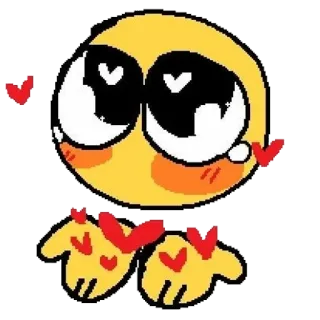 ❤️ Emoji, Cinta, Hati, Lucu, Kawaii, Emotikon, Mengagumi telegram sticker