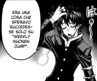 🤦‍♂ Weekly Shonen Jump ERA UNA COSA CHE SPERAVO SUCCEDES-SE SOLO SU "WEEKLY SHONEN JUMP". はぁ〜 Manga, Anime, Japanischer Comic, Weekly Shonen Jump telegram sticker