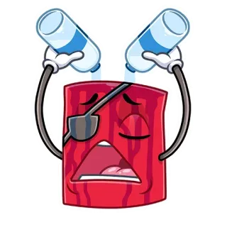 🤤 Desenho animado, Vermelho, Chorando, Água, Banda Desenhada, Triste, Sangrando, Remendo whatsapp sticker