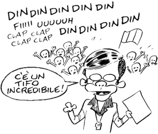 🏁 DINDIN DIN DIN DIN FIllll 00000H CLAAP CLAP DIN DIN DIN DIN CLAP CE UN TIFO INCREDIBILE! Dibujos animados, Multitud, Animando, Fan, Italiano, Expresión telegram sticker