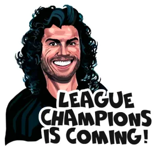 😏 LEAGUE CHAMPIONS IS COMING! ฟุตบอล, ลีก, แชมเปียนส์, กีฬา, ฟุตบอล, ฉลอง telegram sticker