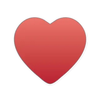 ❤ corazón, amor, símbolo, San Valentín, afecto telegram sticker