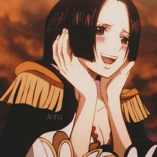 🥰 Boa Hancock One Piece Anna Anime, Manga, Charakter, Fanart telegram sticker
