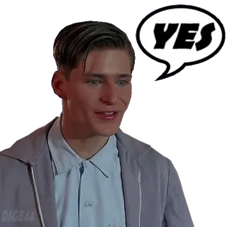 👍 YES yes, affirmative, agreement, positive, approval telegram sticker