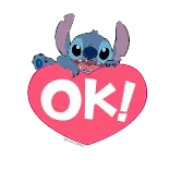 Stitch😊- @MochaStickers telegram stickers