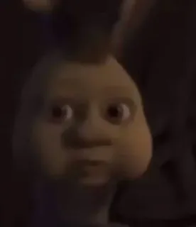 😶 Baby Shrek Shrek whatsapp sticker