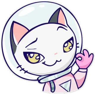 Astro Kitty telegram stickers