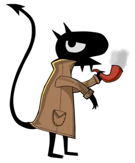 🕵️ Luci Disenchantment ปีศาจ, ภูต, สูบบุหรี่, การ์ตูน, ชั่วร้าย telegram sticker