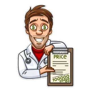 Skeptical Doc telegram stickers