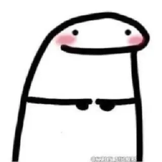 🌟 Blob, Figur, Niedlich, Simpel, Kawaii telegram sticker