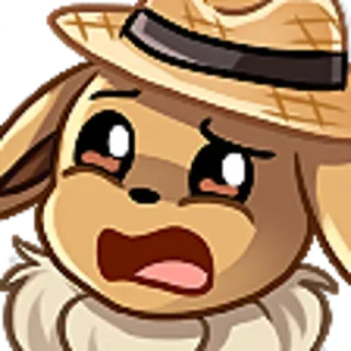 😱 Eevee pokemon, anime, dibujos animados, eevee, lindo, llorando, triste telegram sticker