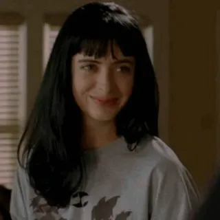 🖤 Jane Margolis Breaking Bad tv series, actress, smile, black hair, kristen ritter telegram sticker