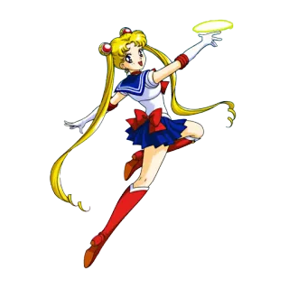 😃 Sailor Moon アニメ, マンガ, 魔法少女, スーパーヒーロー, セーラームーン telegram sticker