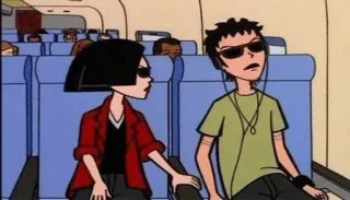 🌟 Daria Morgendorffer Daria cartoon, daria, characters, animated, 90s telegram sticker