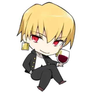 👍 Anime, Karakter, Anggur, Chibi, Lucu, Seni telegram sticker