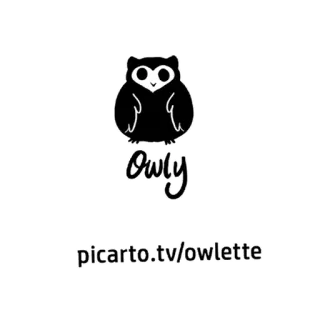 🐦 Owly Owly picarto.tv/owlette Eule, Cartoon, süß, Tier, Vogel whatsapp sticker