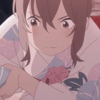 🎭 Anime, Garota, Kimono, Fofa, Japonês, Ilustração telegram sticker