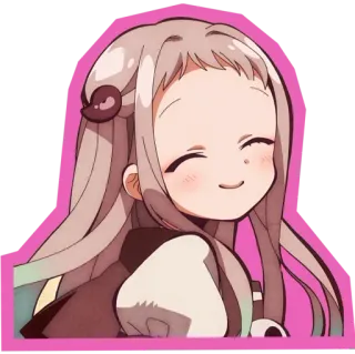 😍 Yashiro Nene Toilet-bound Hanako-kun anime, manga, character, cute, female, fanart whatsapp sticker