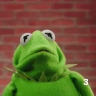 😳 Kermit The Muppets 3 Kermit la grenouille, Muppets, Marionnette, Vert, Meme telegram sticker