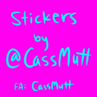 🎨 Stickers by @CassMutt
FA: CassMutt стикеры, искусство, CassMutt, социальные сети, имя пользователя, цифровое искусство telegram sticker