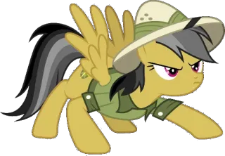 😠 poni, dibujos animados, sombrero, safari, aventura, animal telegram sticker