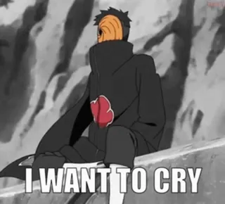 🎌 I WANT TO CRY Anime, Manga, Traurig, Weinen, Emotional whatsapp sticker