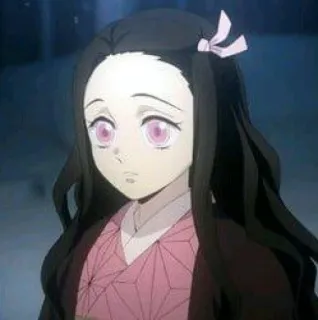 🍒 Nezuko Kamado Demon Slayer Anime, Quỷ, Cô gái, Dễ thương, Nezuko telegram sticker